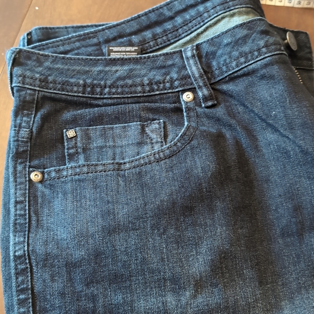 Buffalo Jack X Straight Jeans Dark Blue Indigo Faded - Picture 10 of 11